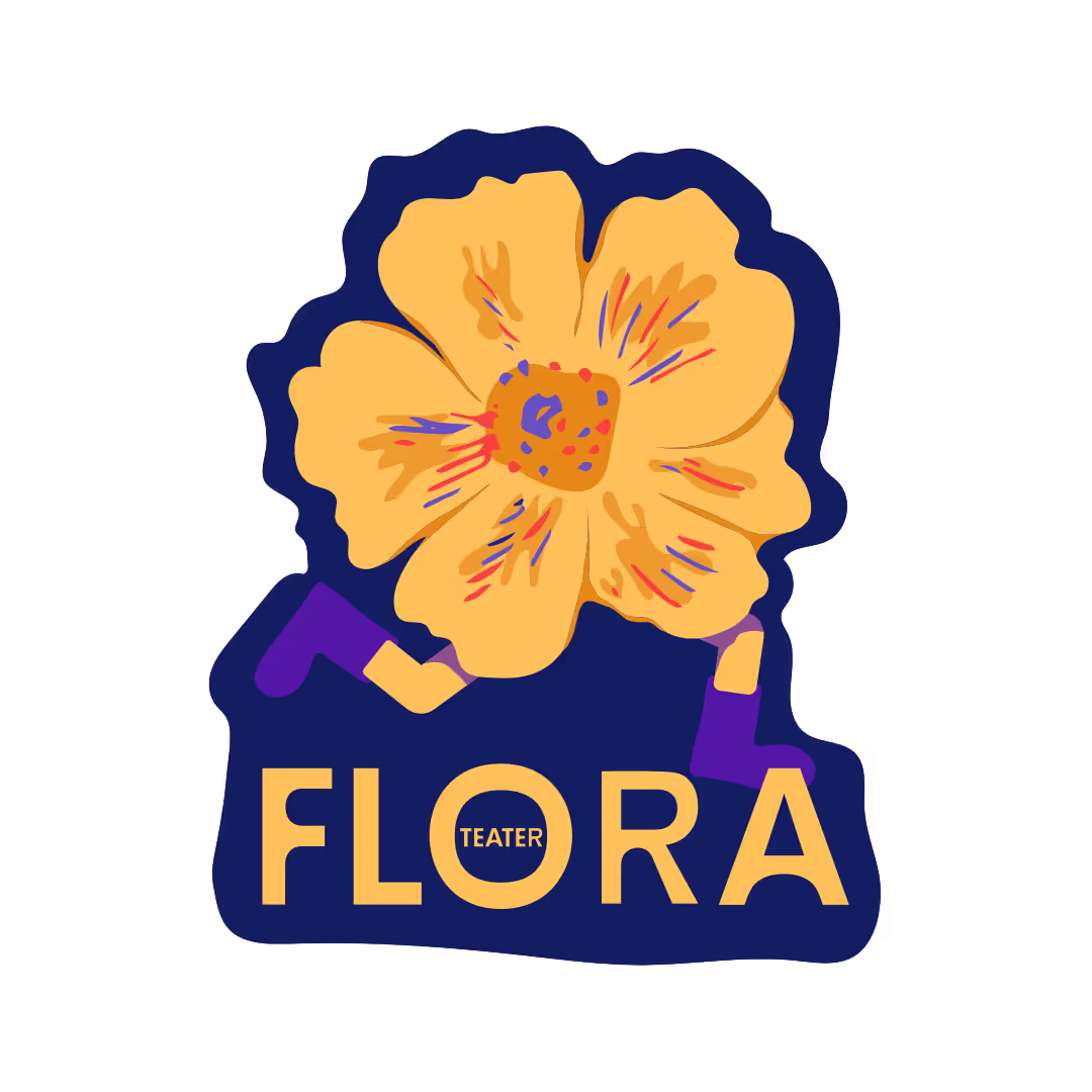 Logoen til Flora Teater.
